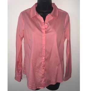 🆕⚠️NYJD Peach Button Down Blouse S